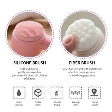 Cleansing Brush Silicone Facial Deep Cleaning Pore Cleaner Massage Skin Care Cleanser Blackhead Removal